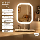 Espelho de Maquiagem LED Touch com 3 Tons de Luz – Elegância e Precisão para sua Penteadeira | Mariz Home