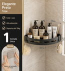Prateleira de Canto para Banheiro sem Furos – Organizador Adesivo para Shampoo e Cosméticos | Mariz Home