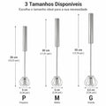 Batedor de Ovos Semiautomático em Aço Inoxidável – Mistura Rápida e Prática para suas Receitas | Mariz Home
