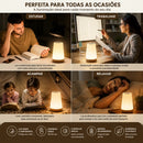 Luminária LED Touch RGB Recarregável – 13 Cores e Controle Remoto para um Ambiente Aconchegante | Mariz Home