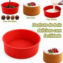 Forma Redonda de Silicone Antiaderente para Bolos – Praticidade e Resultados Perfeitos na Confeitaria | Mariz Home