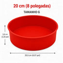 Forma Redonda de Silicone Antiaderente para Bolos – Praticidade e Resultados Perfeitos na Confeitaria | Mariz Home