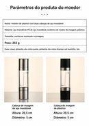 Moedor de Sal e Pimenta 2 em 1 com Ajuste de Moagem – Praticidade e Elegância para sua Cozinha | Mariz Home