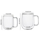 Caneca de Vidro Borossilicato com Parede Dupla – Elegância e Isolamento Térmico para Café e Chá | Mariz Home