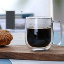 Caneca de Vidro Borossilicato com Parede Dupla – Elegância e Isolamento Térmico para Café e Chá | Mariz Home