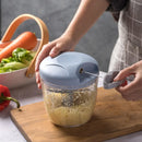 Mini Processador Manual com Corda Retrátil – Corte Rápido e Praticidade na Cozinha | Mariz Home