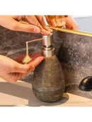 Dispensador de Sabonete Líquido em Cerâmica – Elegância e Sofisticação para Banheiro e Cozinha | Mariz Home