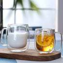 Caneca de Vidro Borossilicato com Parede Dupla – Elegância e Isolamento Térmico para Café e Chá | Mariz Home