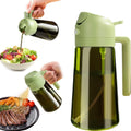 Borrifador de Azeite e Óleo 2 em 1 470ml em Vidro – Spray para Cozinha | Mariz Home