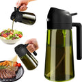 Borrifador de Azeite e Óleo 2 em 1 470ml em Vidro – Spray para Cozinha | Mariz Home